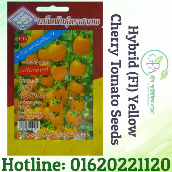 Hybrid (F1) Yellow Cherry Tomato Seeds